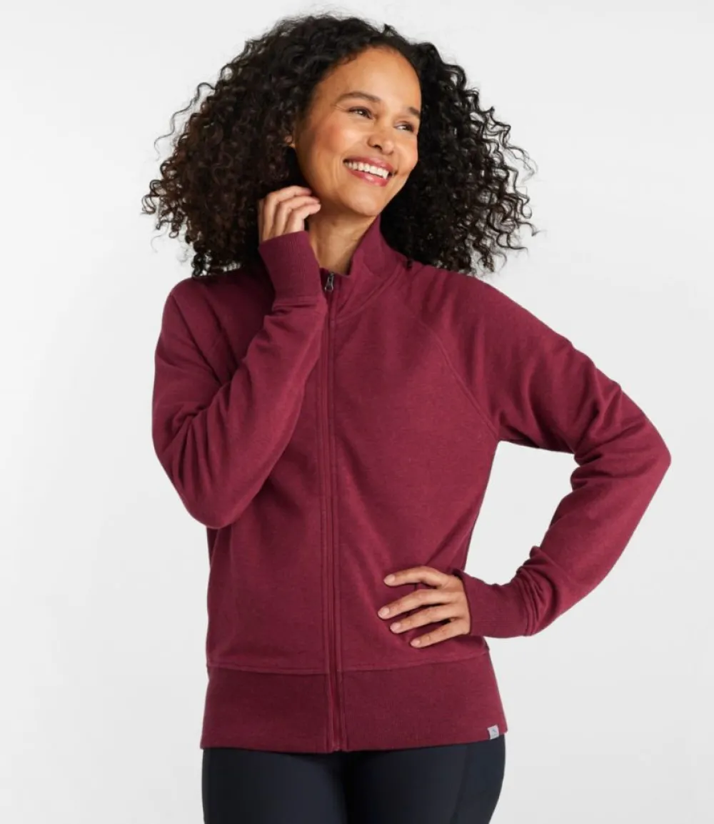 "Women's Cozy Sweatshirt, Full-Zip"-L.L.Bean Store