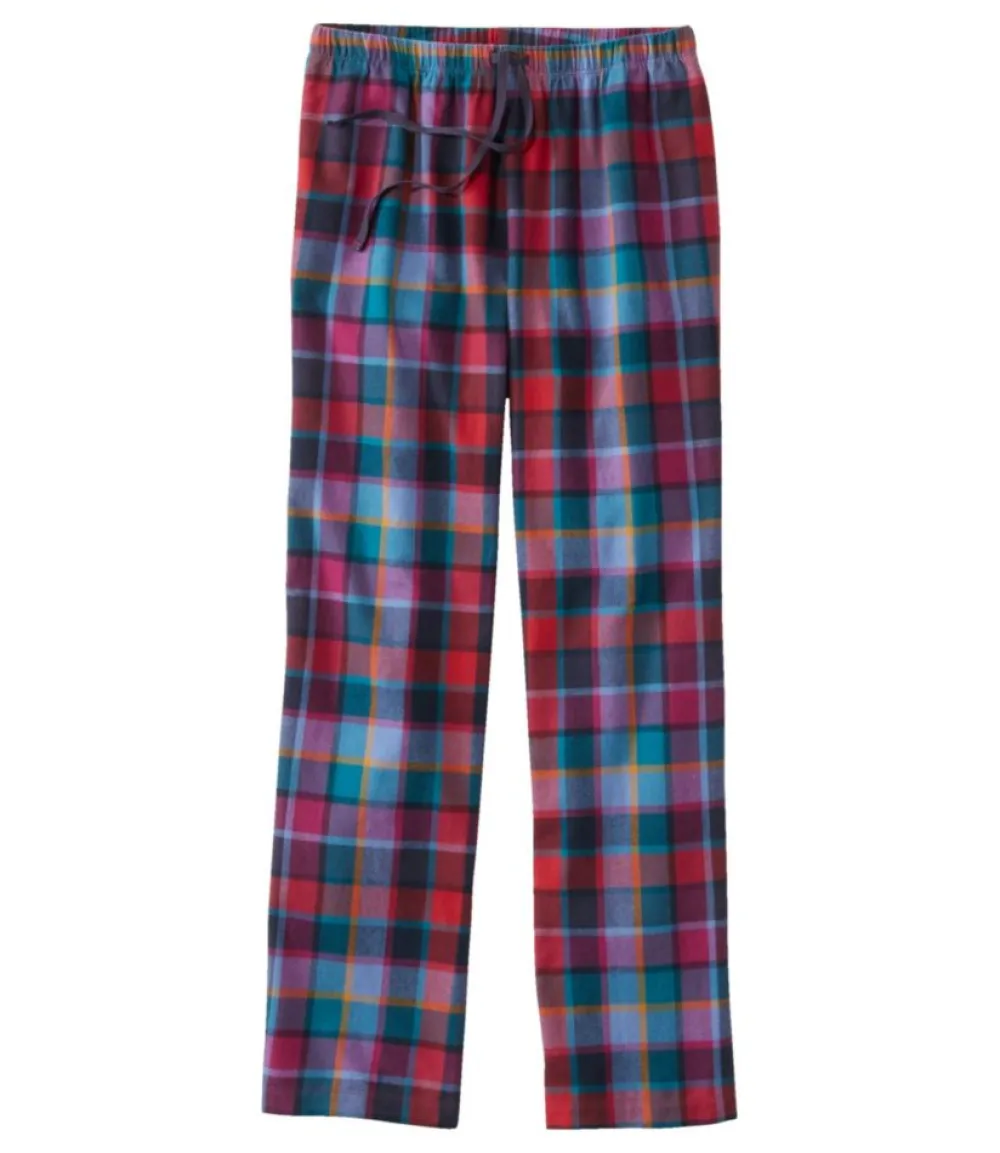 "Women's Flannel Sleep Pants, Plaid"-L.L.Bean Outlet