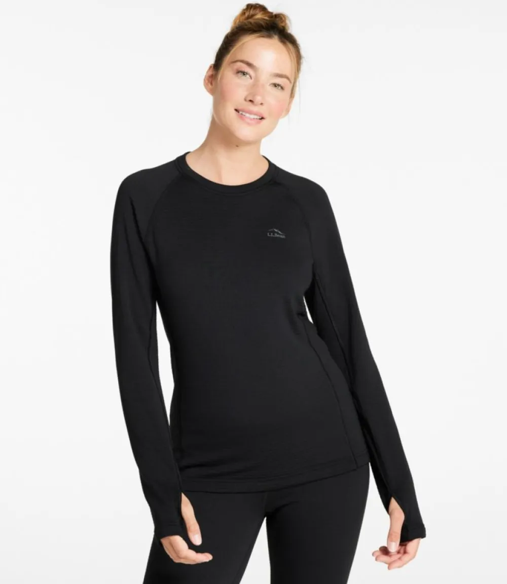 "Women's Heavyweight Base Layer Crew Top"-L.L.Bean Best