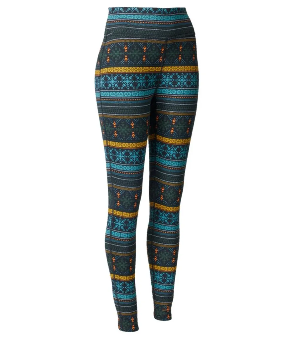 "Women's Heayweight Base Layer Pant, Print"-L.L.Bean Clearance