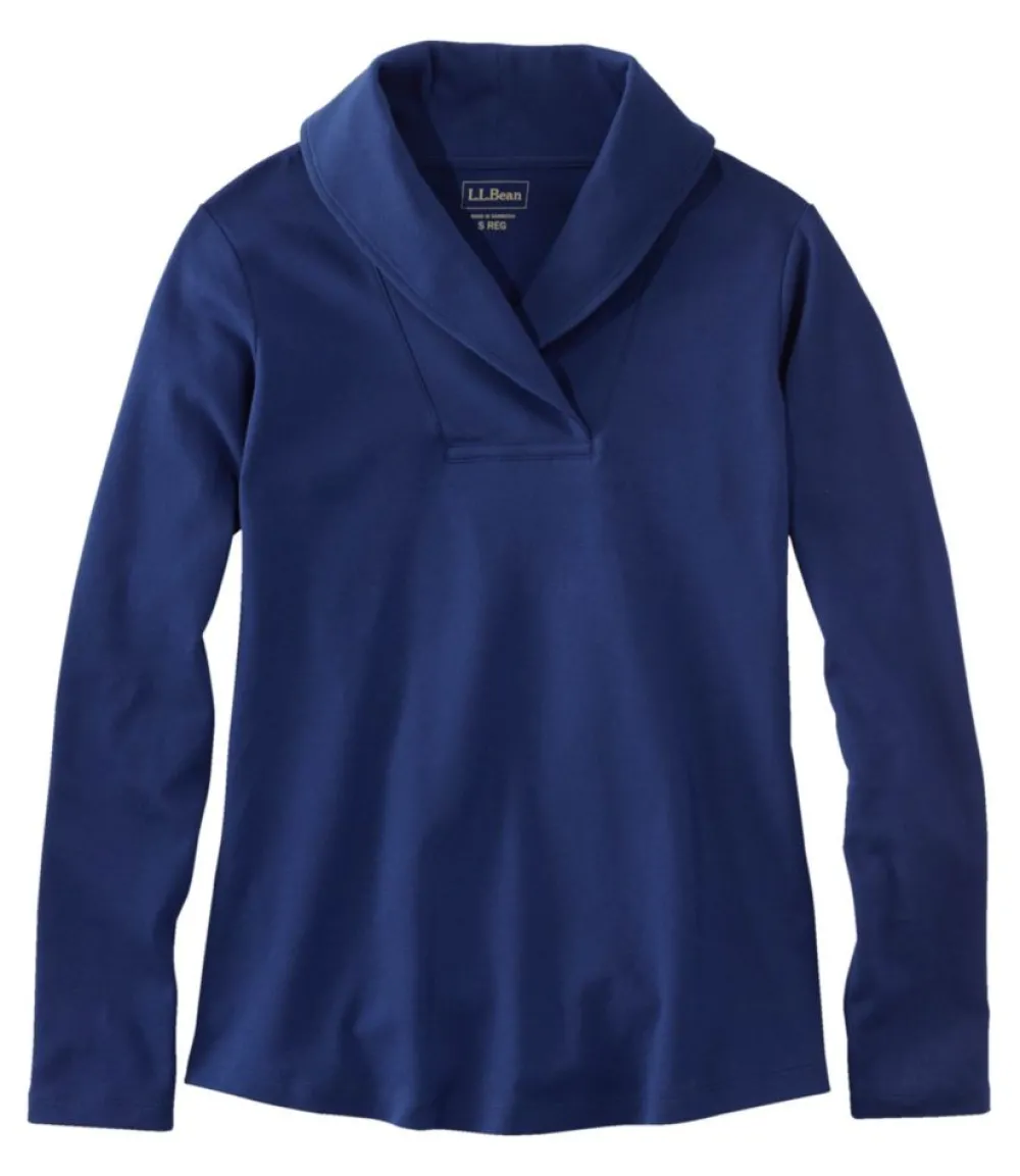 "Women's Pullover, Long-Sleeve Shawl Collar"-L.L.Bean Fashion