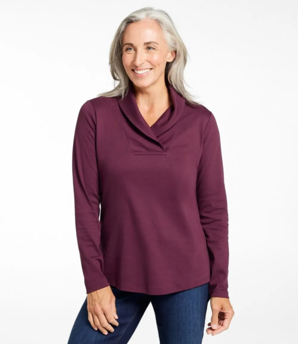 "Women's Pullover, Long-Sleeve Shawl Collar"-L.L.Bean Fashion