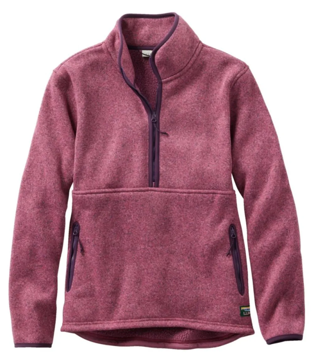 "Women's Sweater Fleece Half-Zip Pullover"-L.L.Bean Best Sale