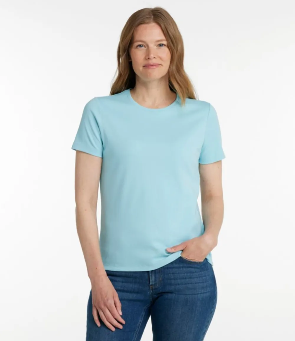 "Women's Tee, Short-Sleeve Crewneck"-L.L.Bean New