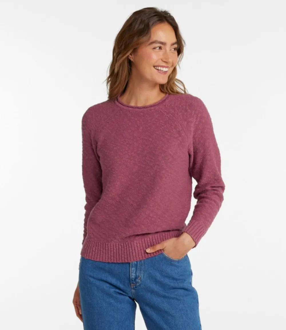 "Women's Midweight Cotton Slub Rollneck Pullover"-L.L.Bean Hot