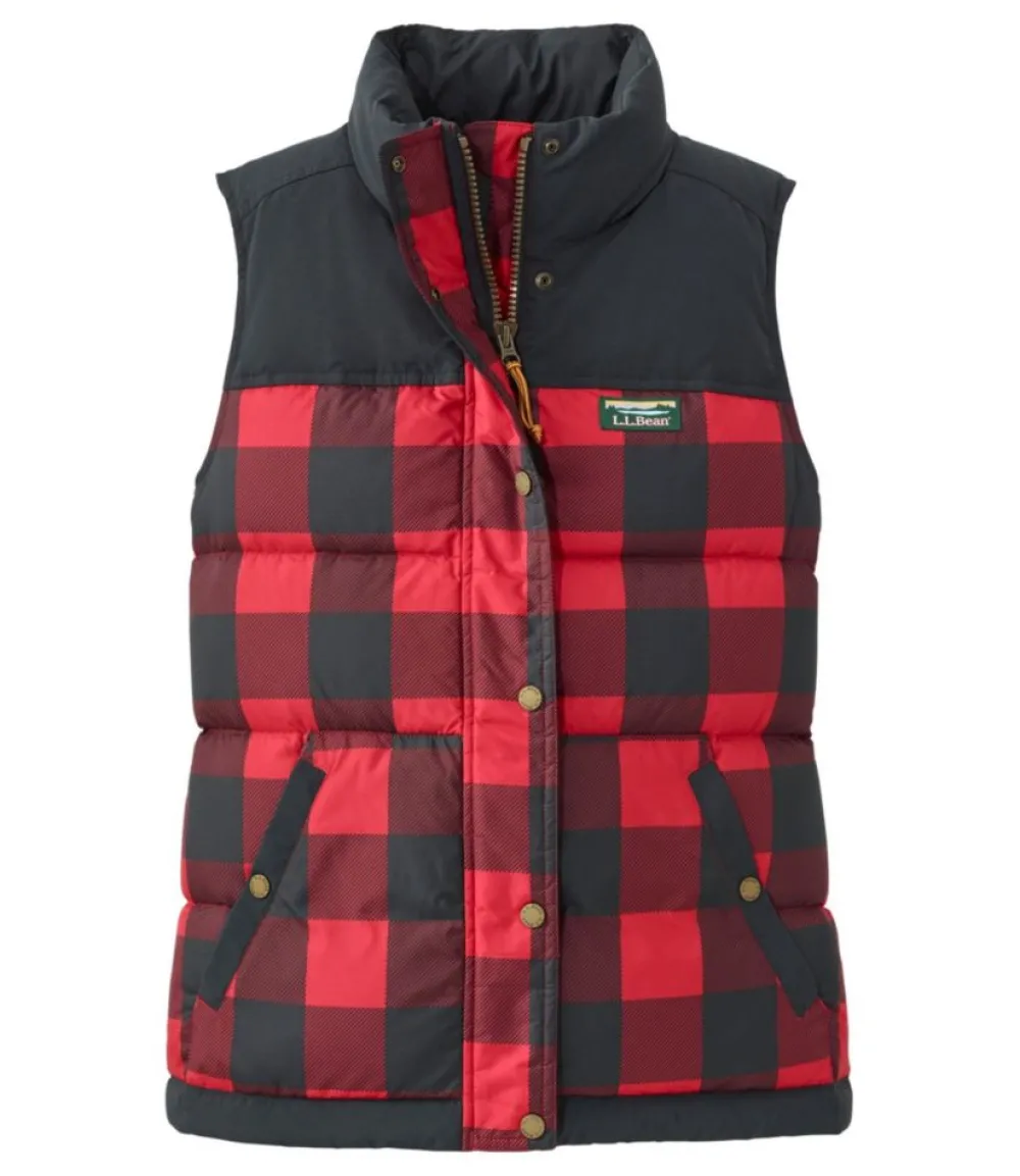 "Women's Mountain Classic Down Vest, Print"-L.L.Bean Best Sale