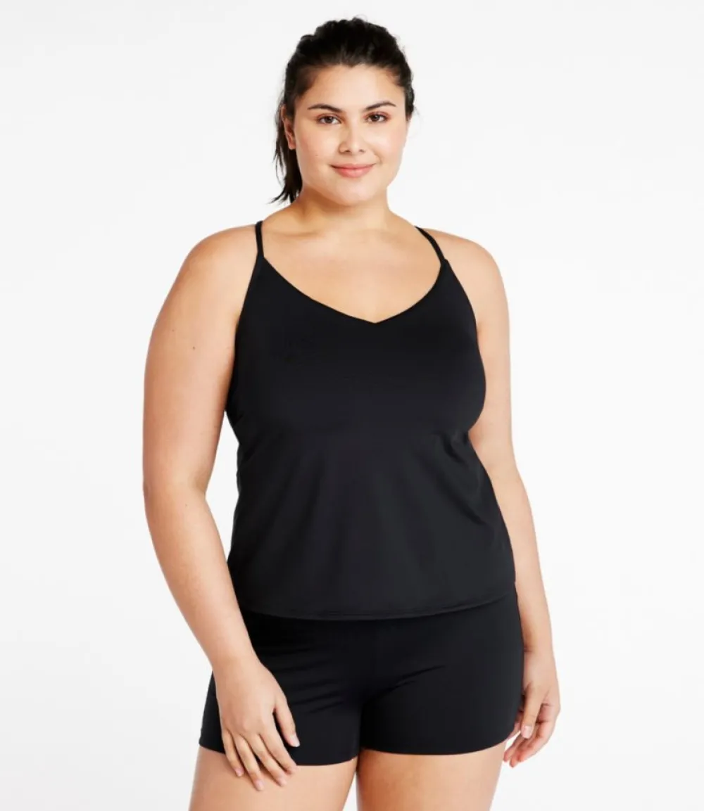 "Women's New Currents Swimwear, V-Neck Tankini Top"-L.L.Bean Cheap