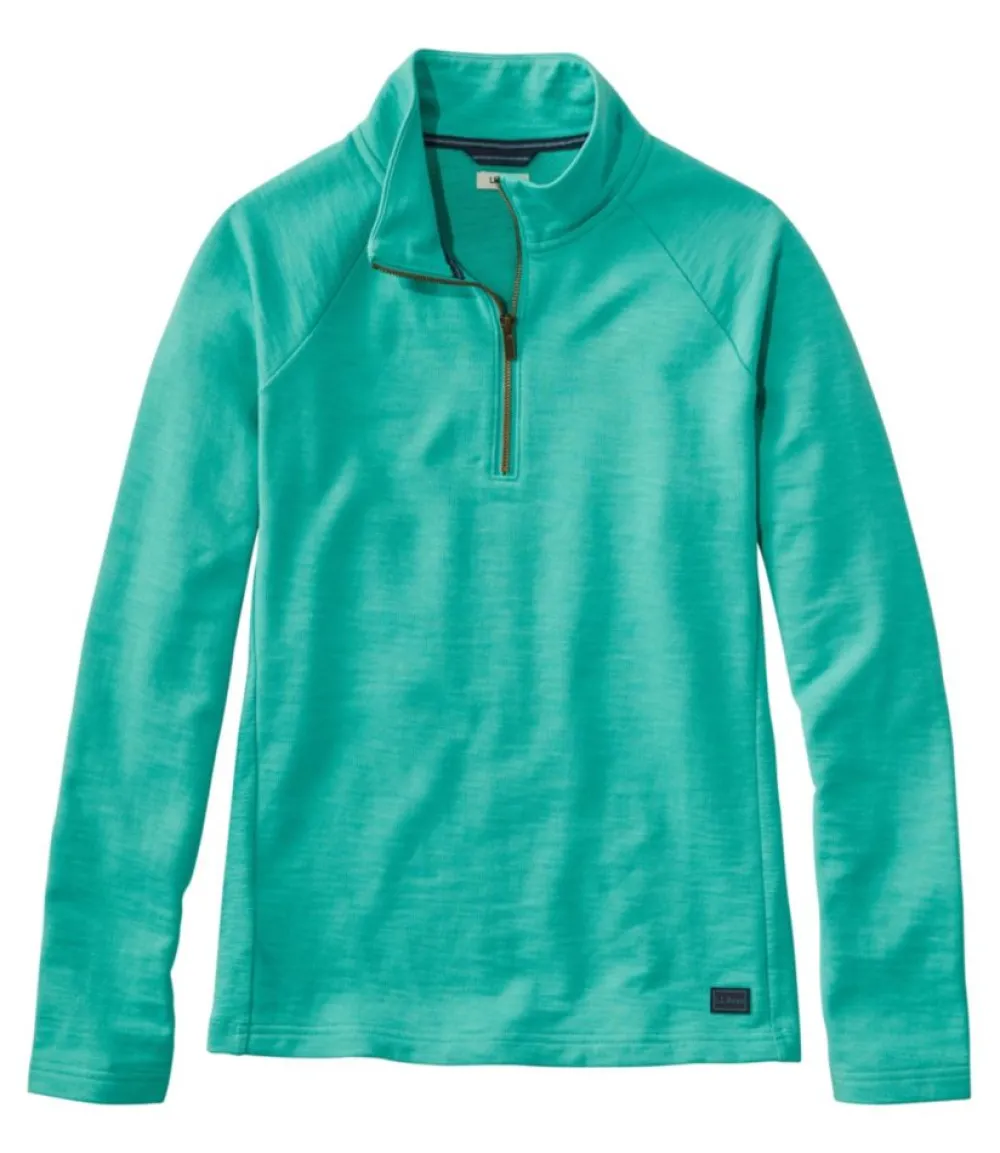 "Women's Peaks Island Quarter-Zip Pullover"-L.L.Bean Store