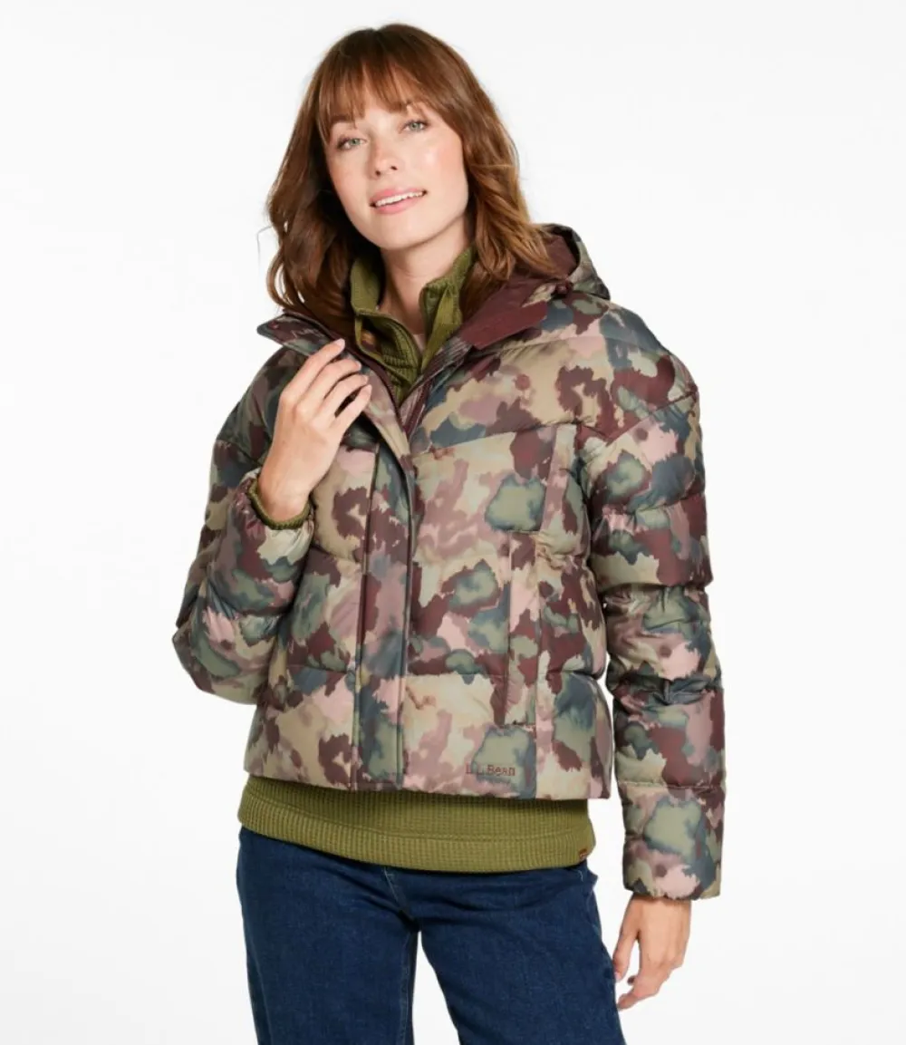 "Women's Popham Puffer Jacket, Print"-L.L.Bean Outlet