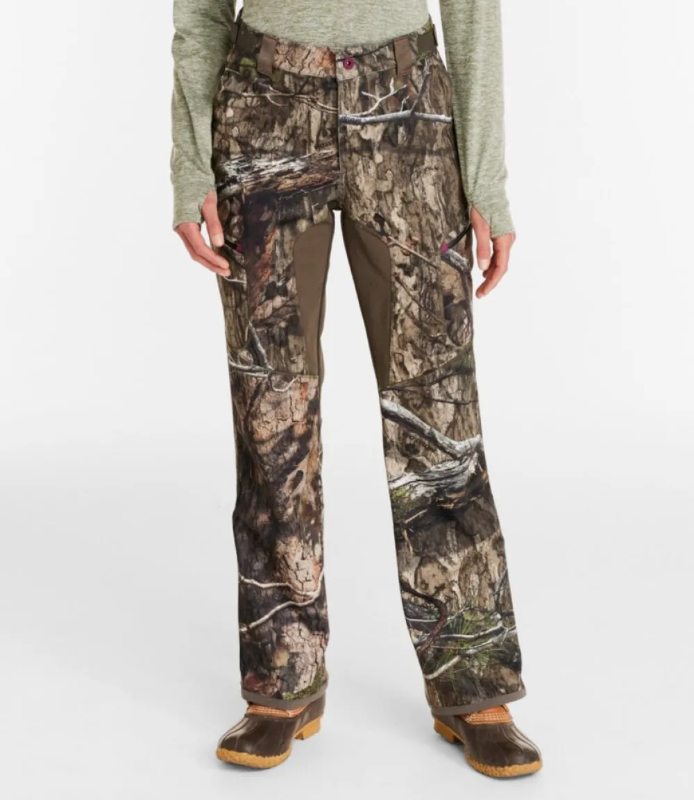 "Women's Ridge Runner Soft-Shell Hunting Pants, High-Rise Camo"-L.L.Bean Clearance