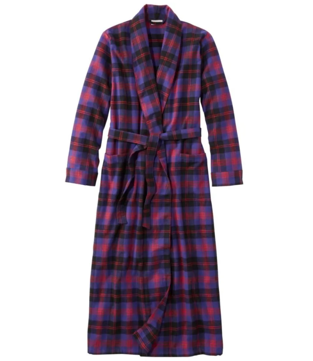 "Women's Scotch Plaid Flannel Robe"-L.L.Bean Fashion