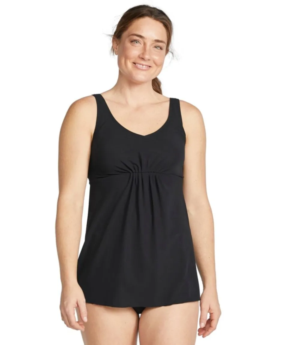 "Women's Shaping Swimwear, Soft-Drape Tankini Top"-L.L.Bean Best
