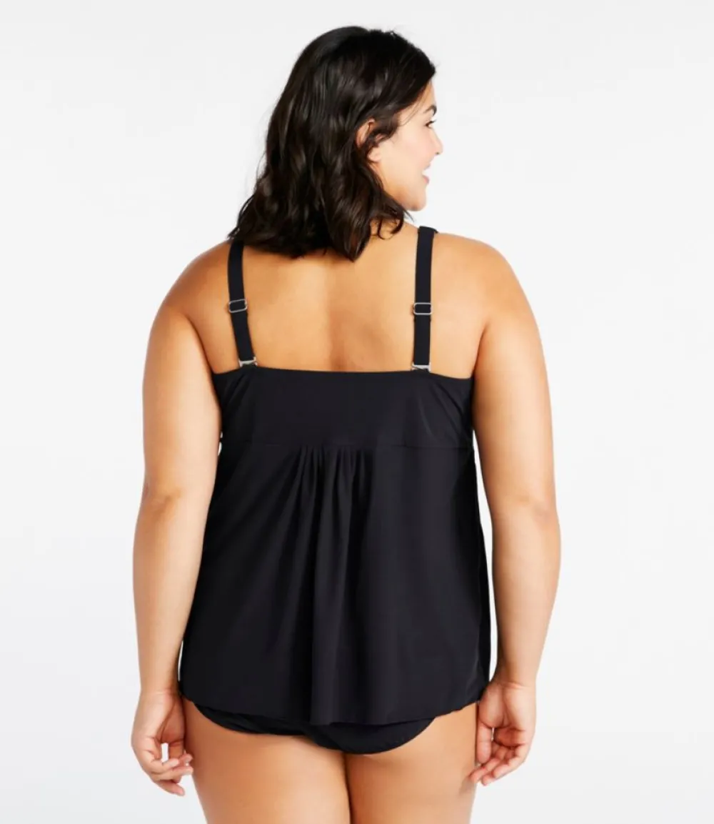 "Women's Shaping Swimwear, Soft-Drape Tankini Top"-L.L.Bean Best