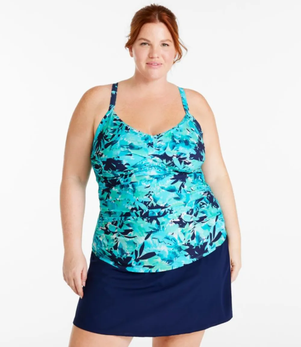 "Women's Shaping Swimwear, Tankini Top Print"-L.L.Bean Fashion