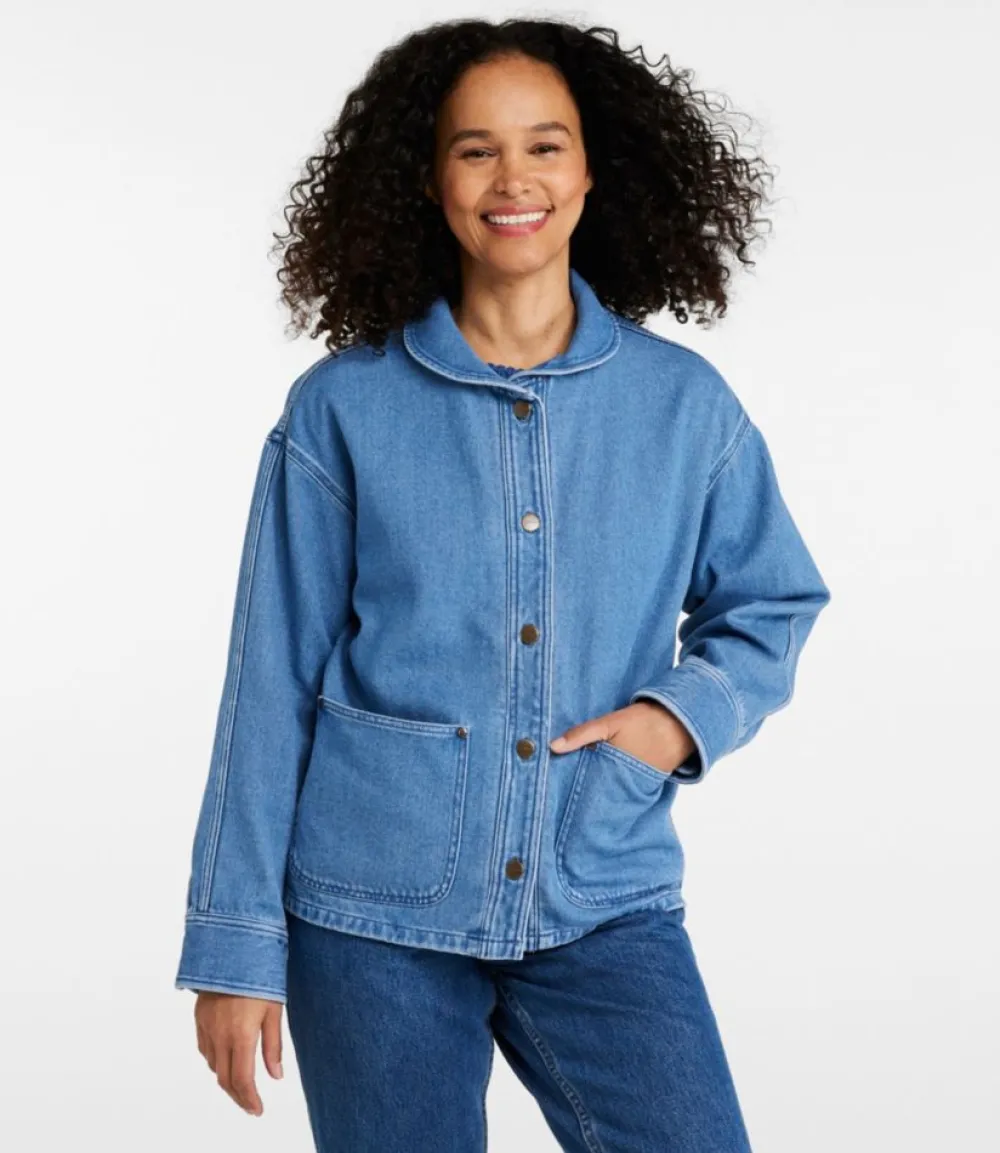 "Women's Signature Denim Chore Shirt"-L.L.Bean Outlet