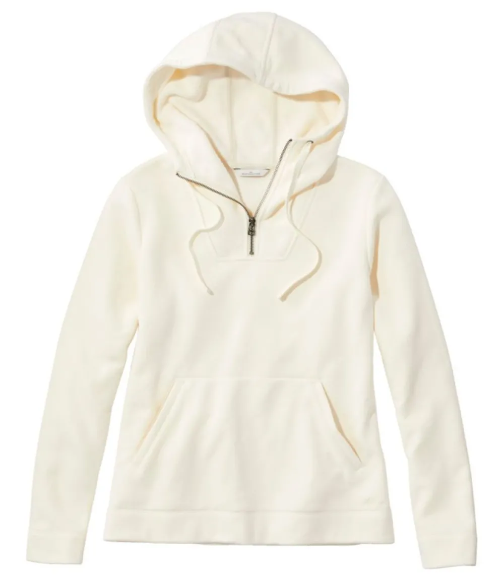 "Women's Signature Quarter-Zip Hooded Sweatshirt"-L.L.Bean Online