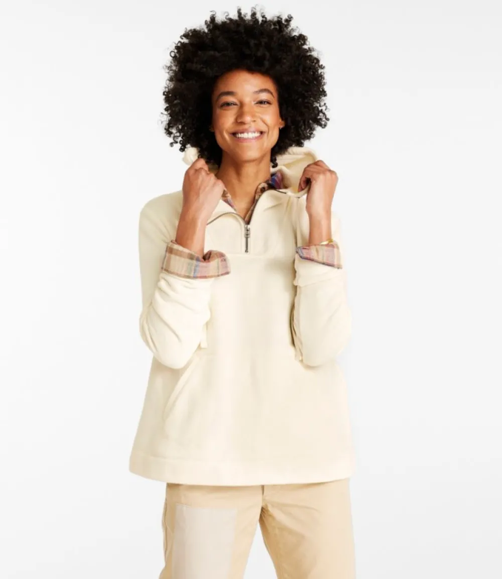 "Women's Signature Quarter-Zip Hooded Sweatshirt"-L.L.Bean Online