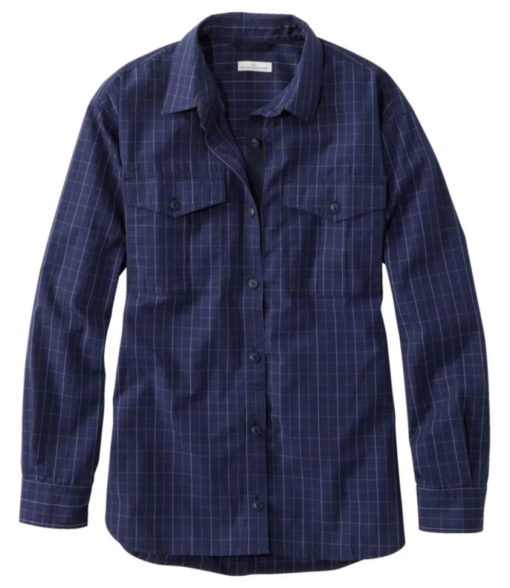 "Women's Signature Soft Poplin Shirt, Novelty"-L.L.Bean Discount