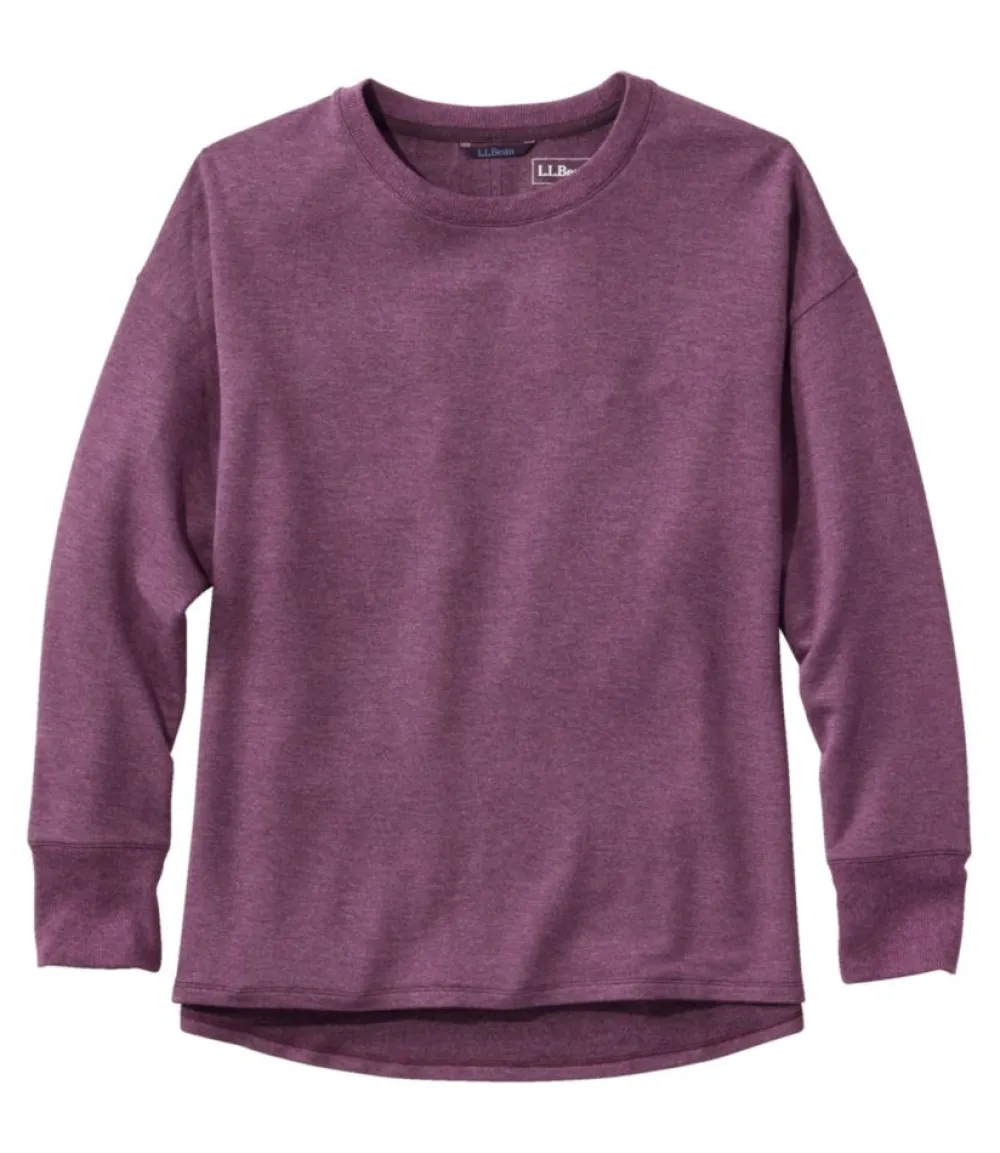 "Women's SoftFlex Crewneck Dolman Sleeve Pullover"-L.L.Bean Best