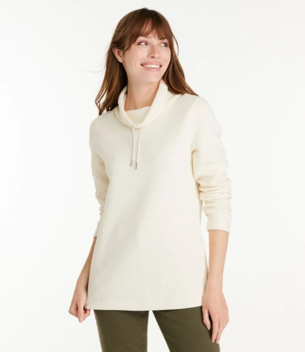 "Women's SoftLight Quilted Top, Funnelneck Pullover"-L.L.Bean Cheap