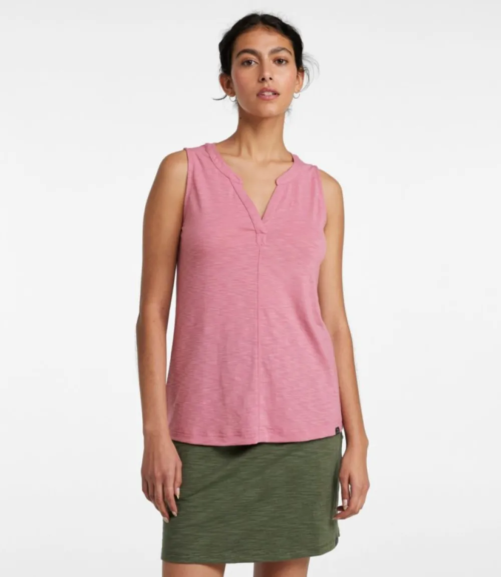 "Women's Streamside Tank, Splitneck"-L.L.Bean Outlet