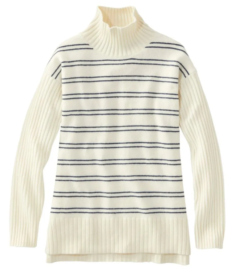 "Women's The Essential Sweater, Turtleneck Stripe"-L.L.Bean Best Sale
