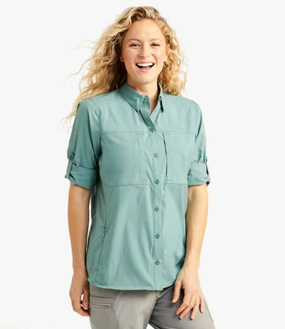 "Women's Tropicwear Pro Stretch Shirt, Long-Sleeve"-L.L.Bean Shop