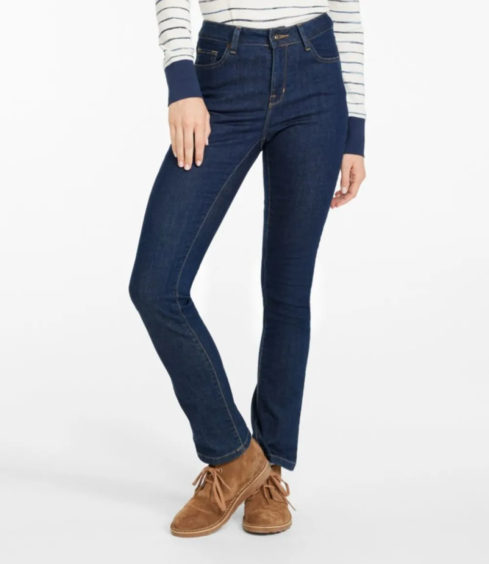 "Women's True Shape Jeans, High-Rise Slim-Leg"-L.L.Bean Cheap