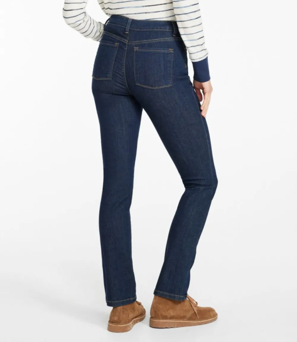 "Women's True Shape Jeans, High-Rise Slim-Leg"-L.L.Bean Cheap