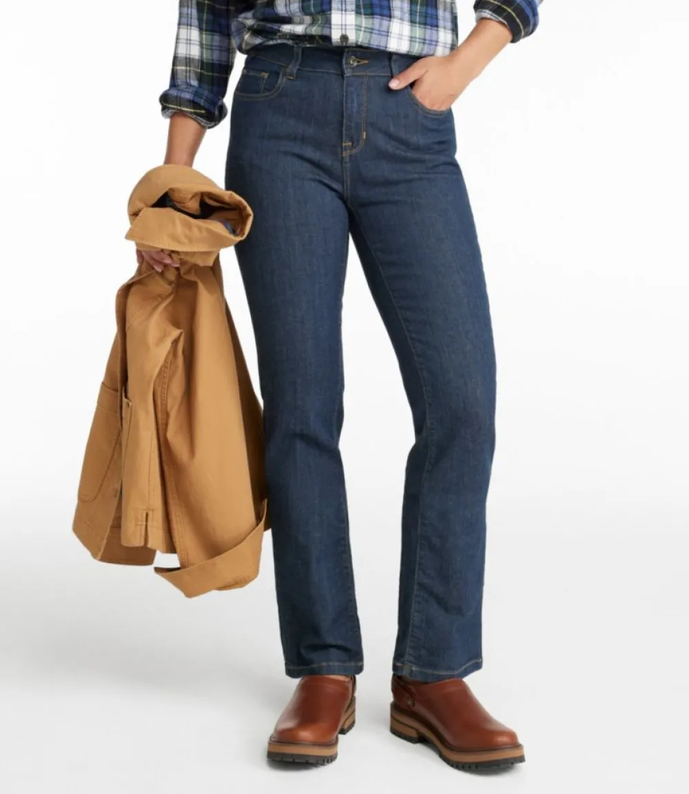 "Women's True Shape Jeans, High-Rise Straight-Leg"-L.L.Bean Cheap