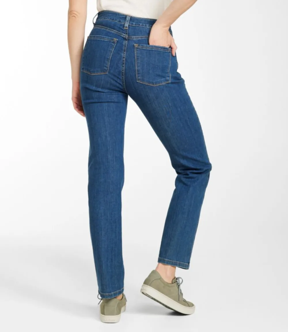 "Women's True Shape Jeans, High-Rise Straight-Leg"-L.L.Bean Cheap