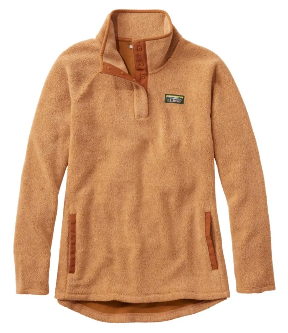 "Women's Tumbled Sherpa, Quarter-Snap"-L.L.Bean Best