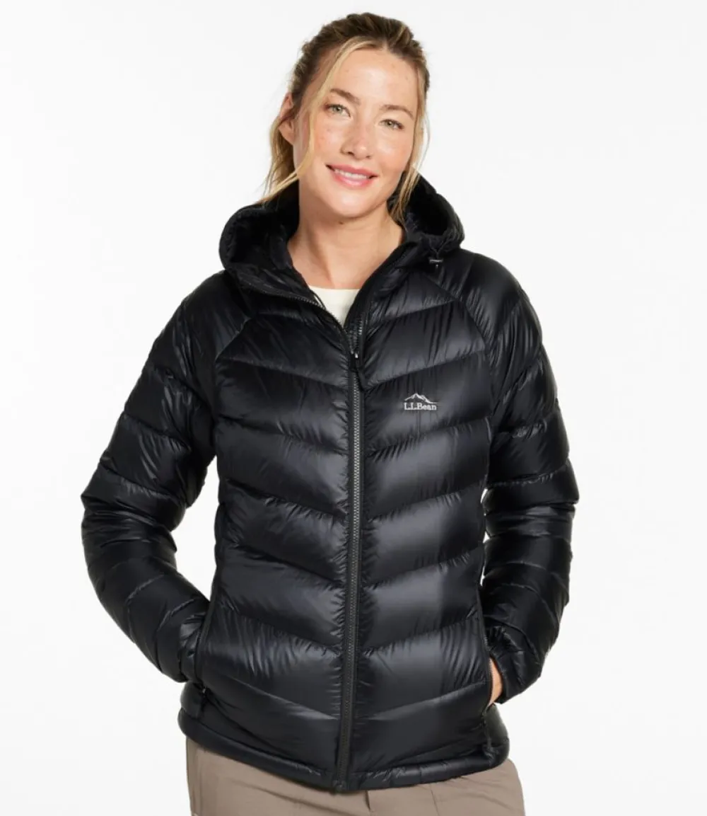 "Women's Ultralight 850 Down Hooded Jacket"-L.L.Bean New