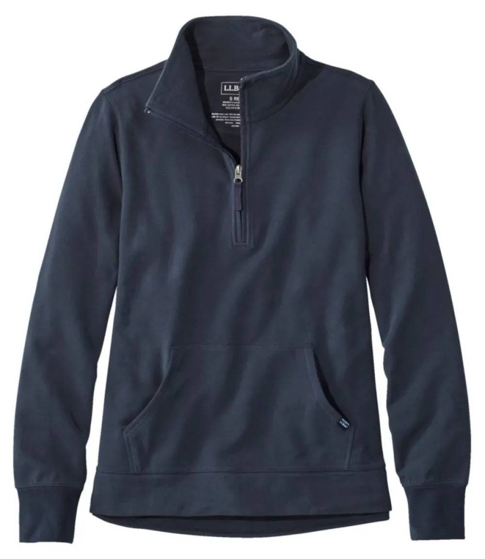 "Women's Ultrasoft Sweats, Quarter-Zip Pullover"-L.L.Bean Sale