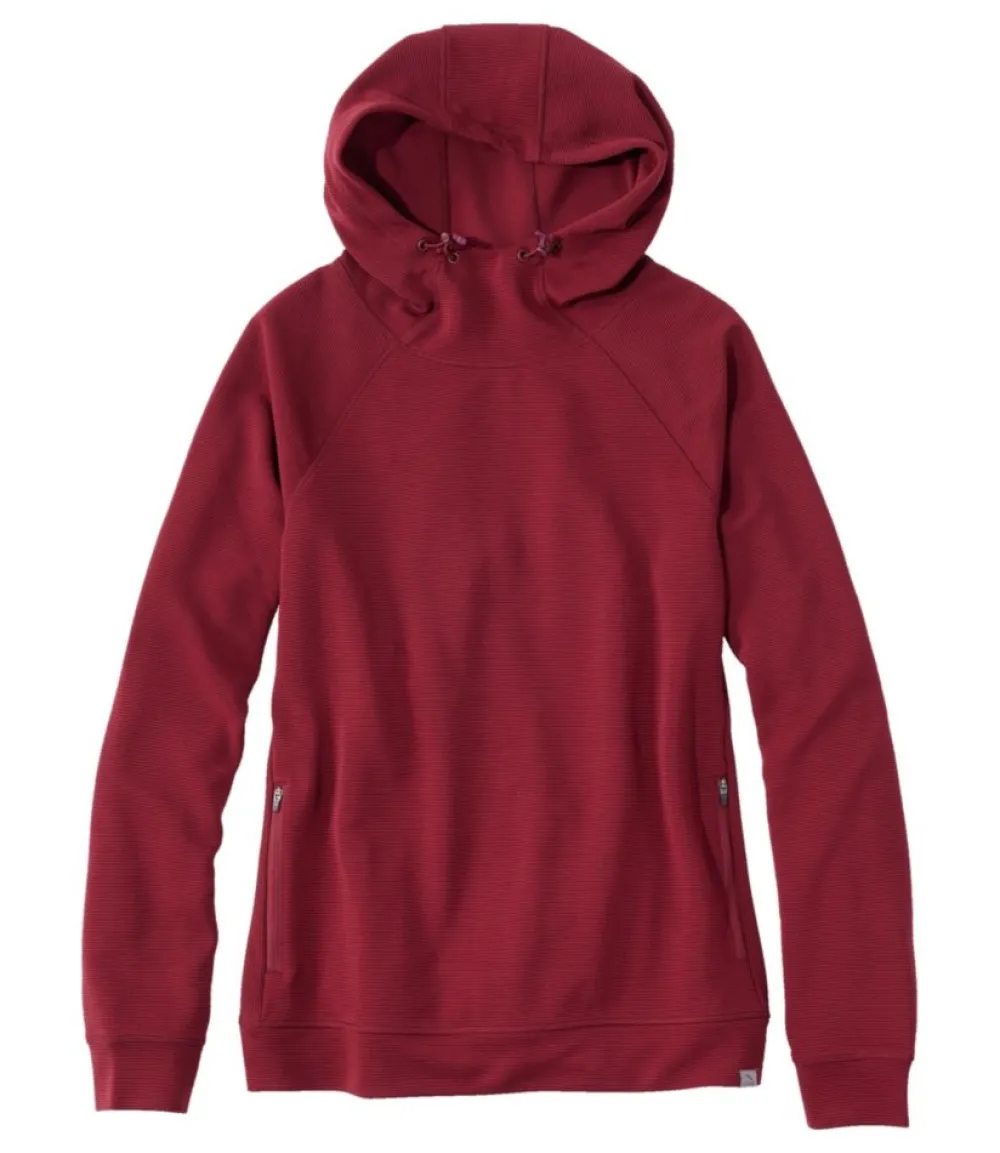 "Women's VentureStretch Ottoman-Rib Hoodie"-L.L.Bean Cheap