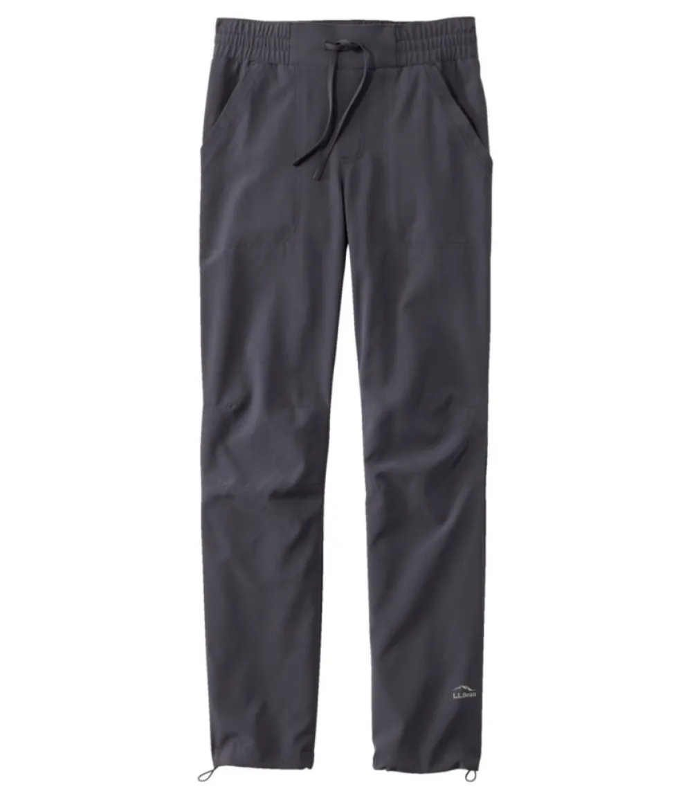 "Women's VentureStretch Trail Pants, Mid-Rise Straight-Leg"-L.L.Bean New