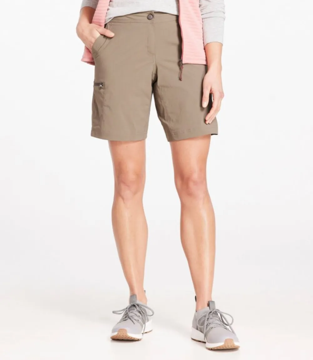 "Women's Water-Repellent Comfort Trail Shorts, Mid-Rise"-L.L.Bean Clearance