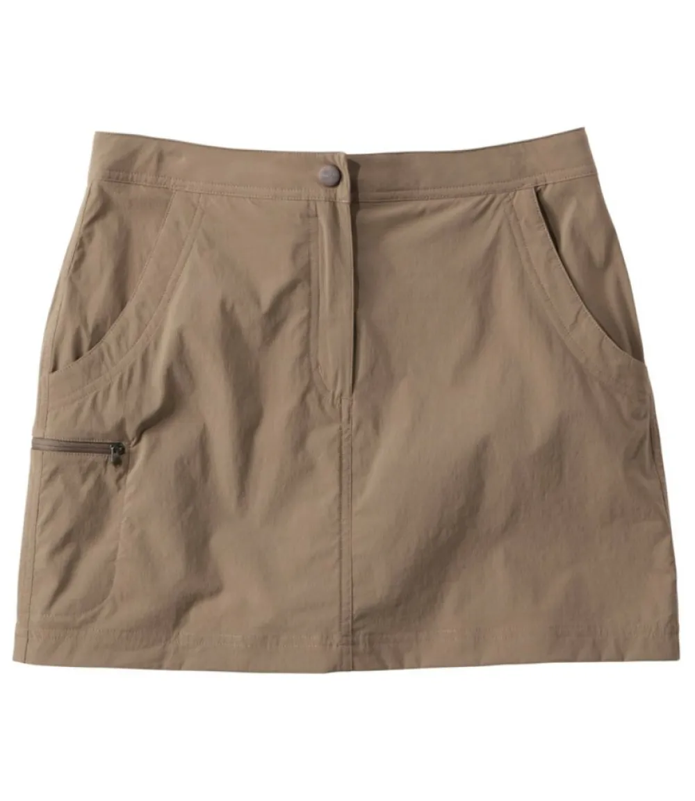 "Women's Water-Repellent Comfort Trail Skort, Mid-Rise"-L.L.Bean Discount