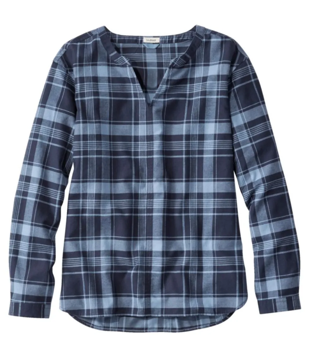 "Women's Whisperweight Flannel Popover Shirt"-L.L.Bean Hot