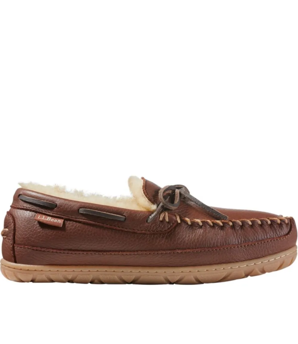 "Women's Wicked Good Slippers, Moosehide Camp Moccasin"-L.L.Bean Clearance