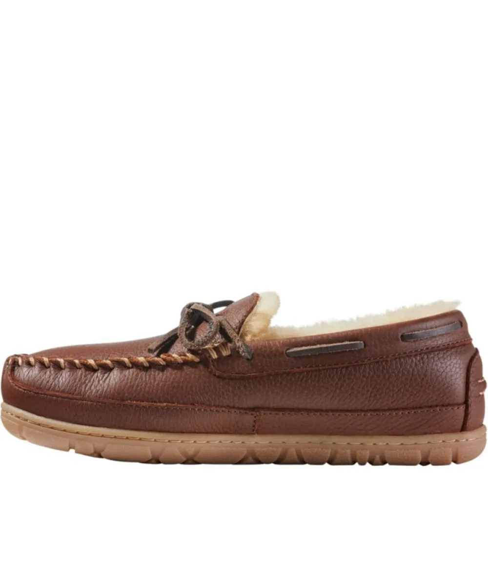 "Women's Wicked Good Slippers, Moosehide Camp Moccasin"-L.L.Bean Clearance