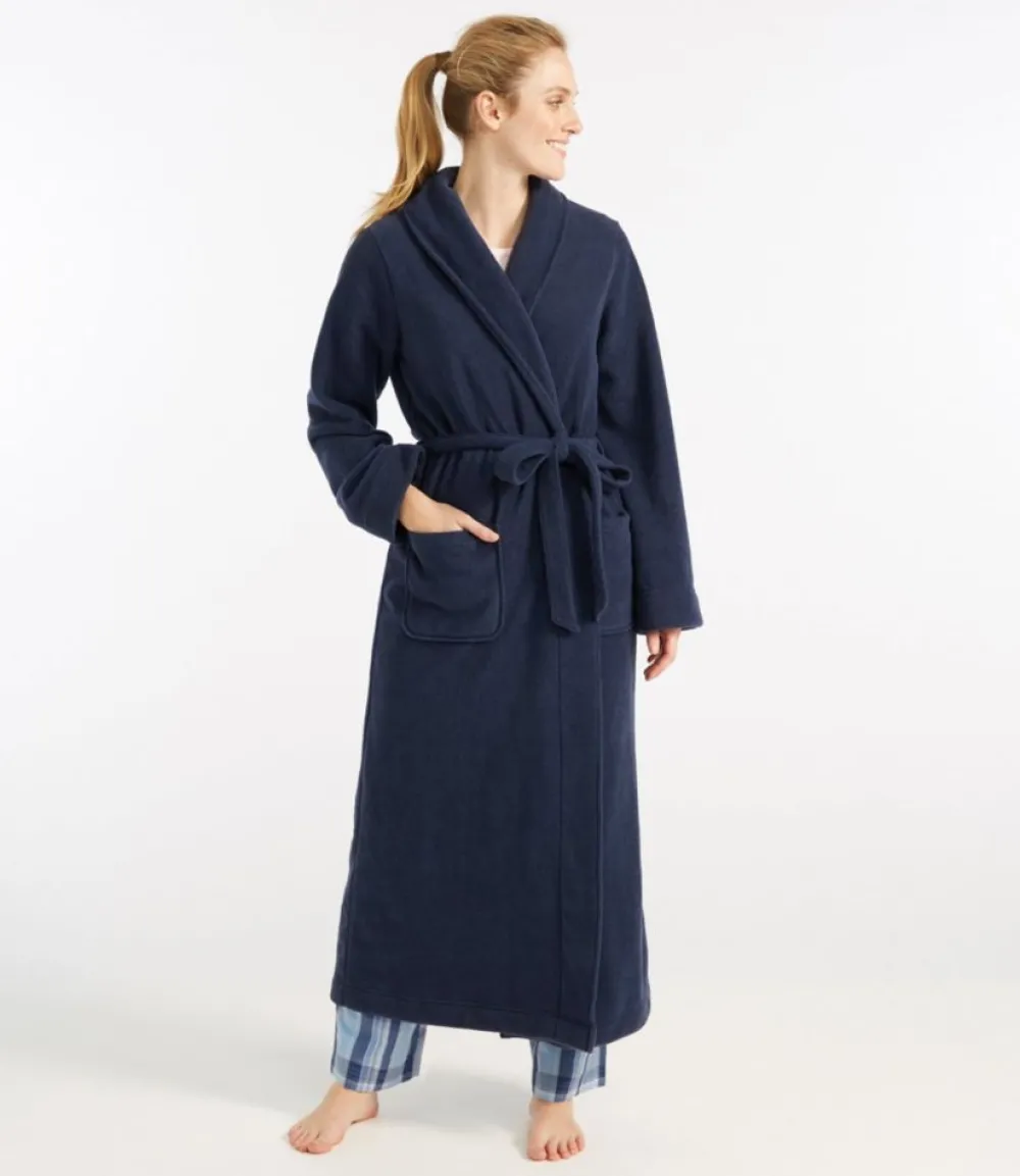 "Women's Winter Fleece Robe, Wrap-Front"-L.L.Bean Store